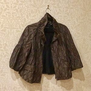 Chocolate Brown Carlisle Jacket Blazer Swing Top